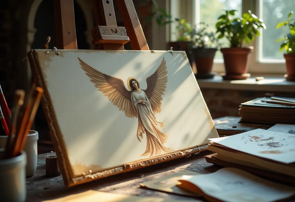 angel painting