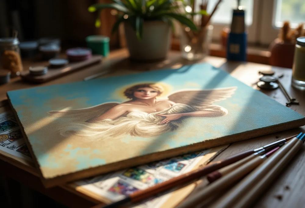 angel painting